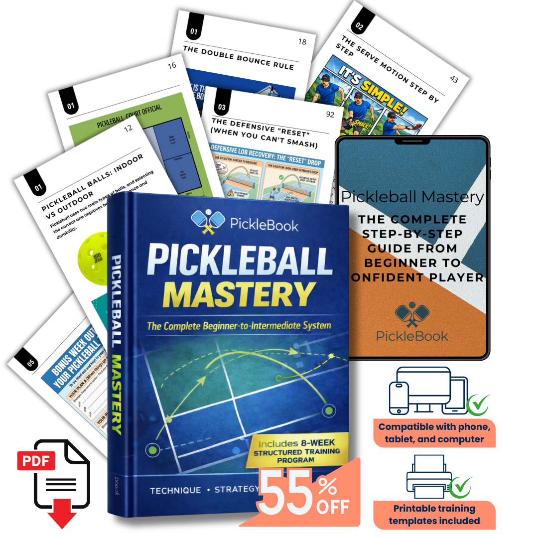PickleBook - The Complete Step-by-Step Guide From Beginner Fundamentals to Confident Intermediate Performance